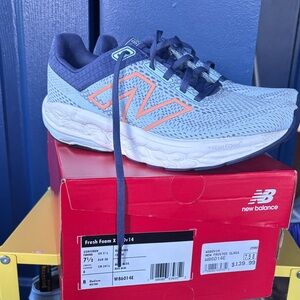 New Balance Women’s Sneakers - blue with Orange Accents